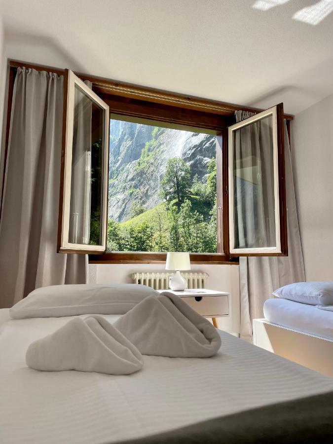 Breathtaking Waterfall Apartment Lauterbrunnen Dış mekan fotoğraf